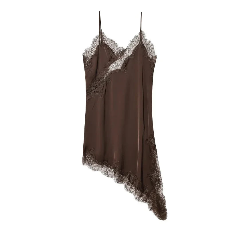 Lace Slip Mini Dress
