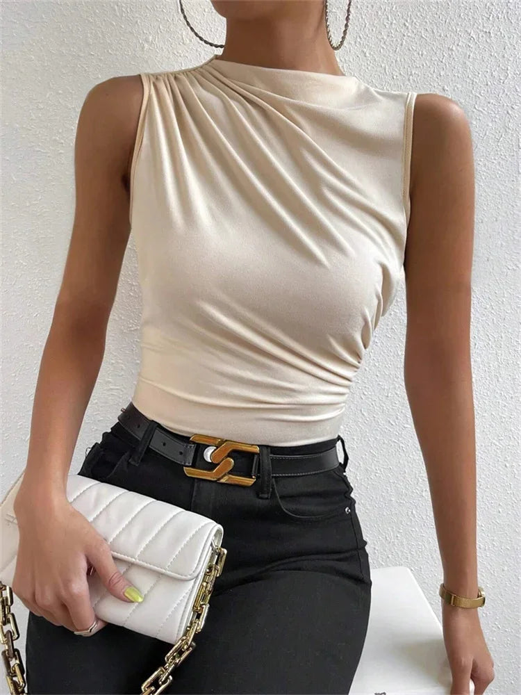 Claudia-Camiseta sin mangasTop