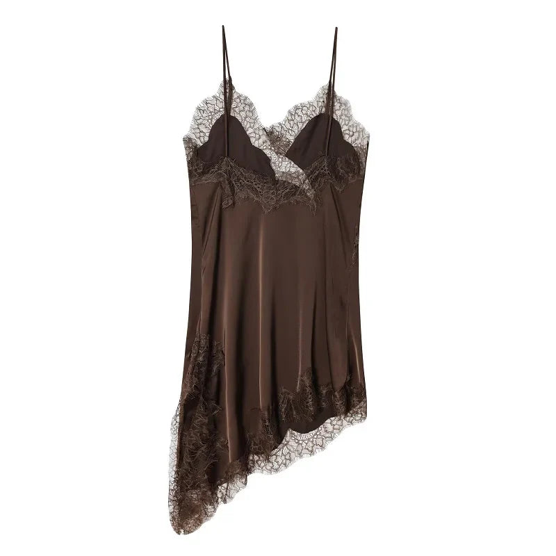 Lace Slip Mini Dress